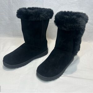 SO Abigail women's faux-fur winter boots.